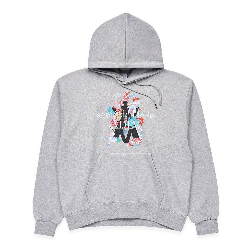 [acmé de la vie x LISA] A LOGO EMBLEM FLOWER ESSENTIAL HOODIE