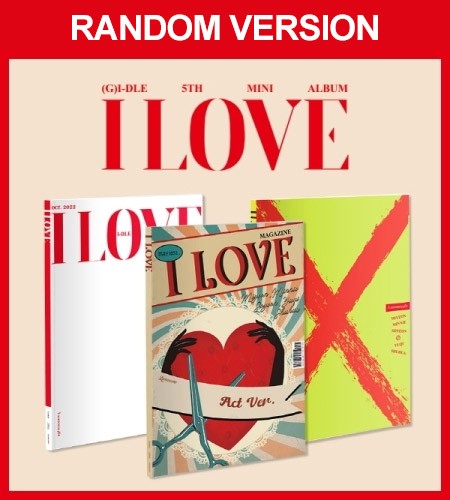 (G)I-DLE 5th Mini Album - I love (Random Ver.) CD + Poster - kpoptown.ca