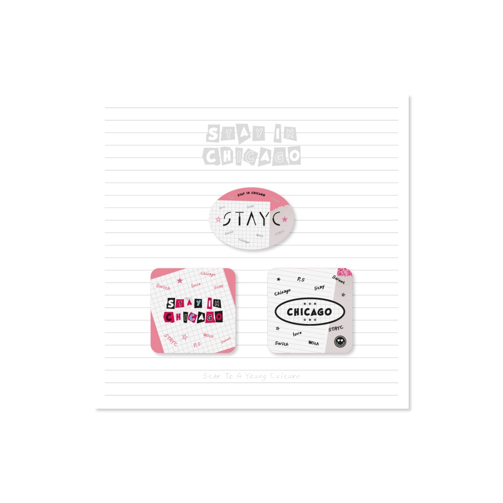 STAYC 2022 STAY IN CHICAGO Goods - MAGNET SET - kpoptown.ca
