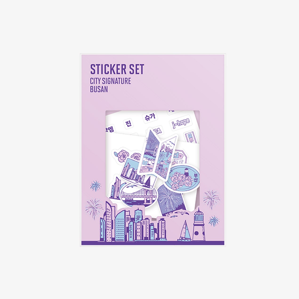 BTS Yet To Come in BUSAN Goods - City Sticker Set Busan - kpoptown.ca