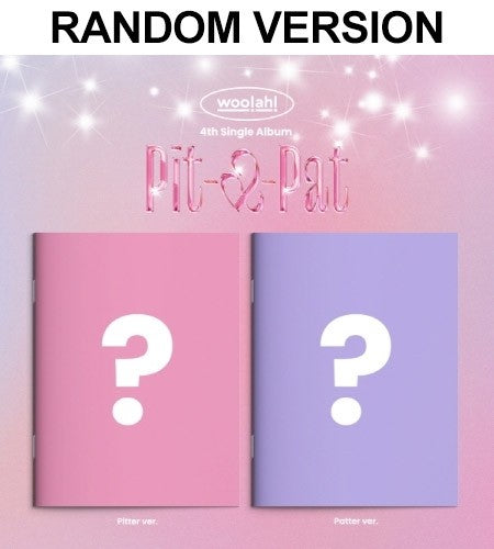 woo!ah! 4th Single Album - Pit-a-Pat (Random Ver.) CD + Poster - kpoptown.ca