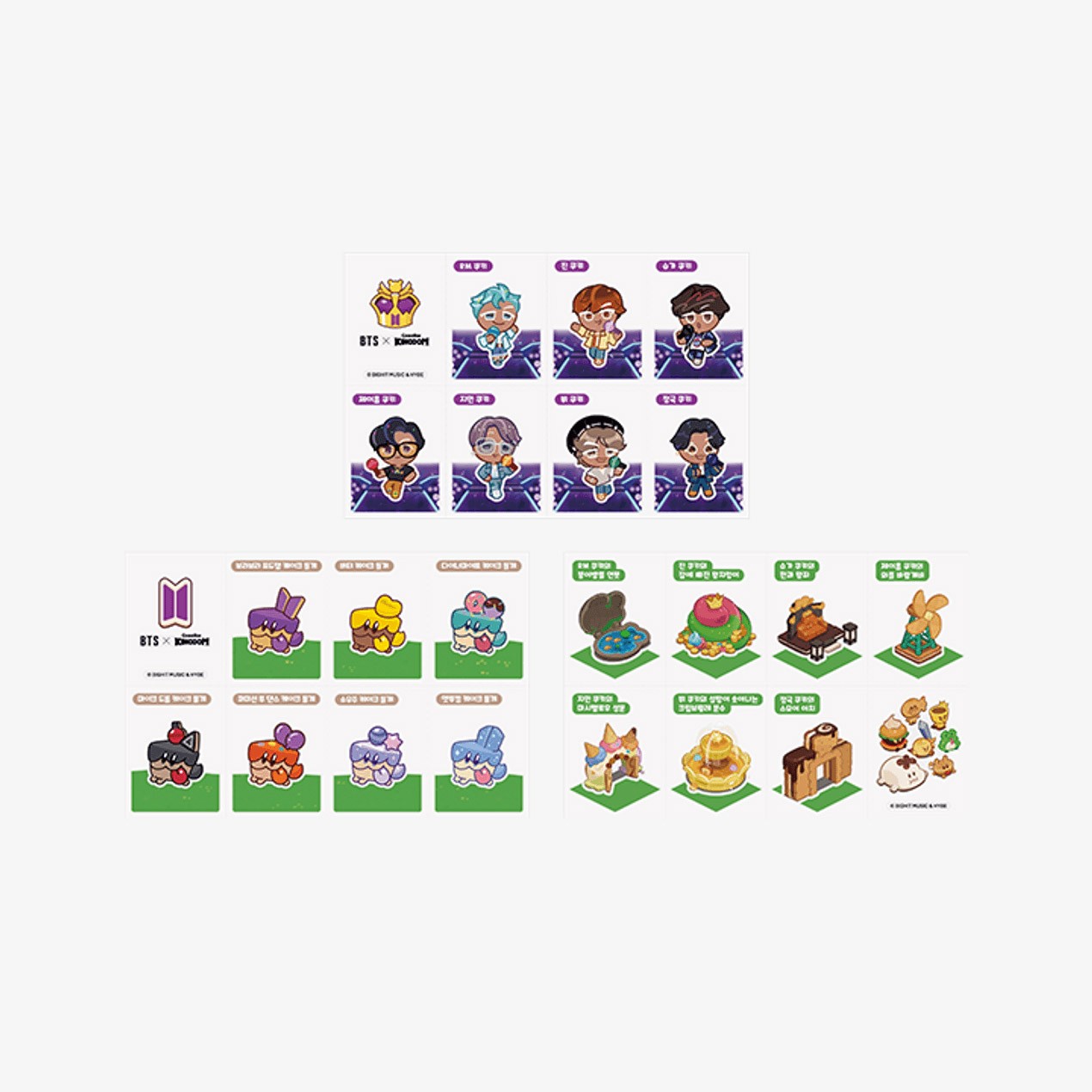 BTS X Cookie Run: Kingdom Goods - Sticker Set - kpoptown.ca