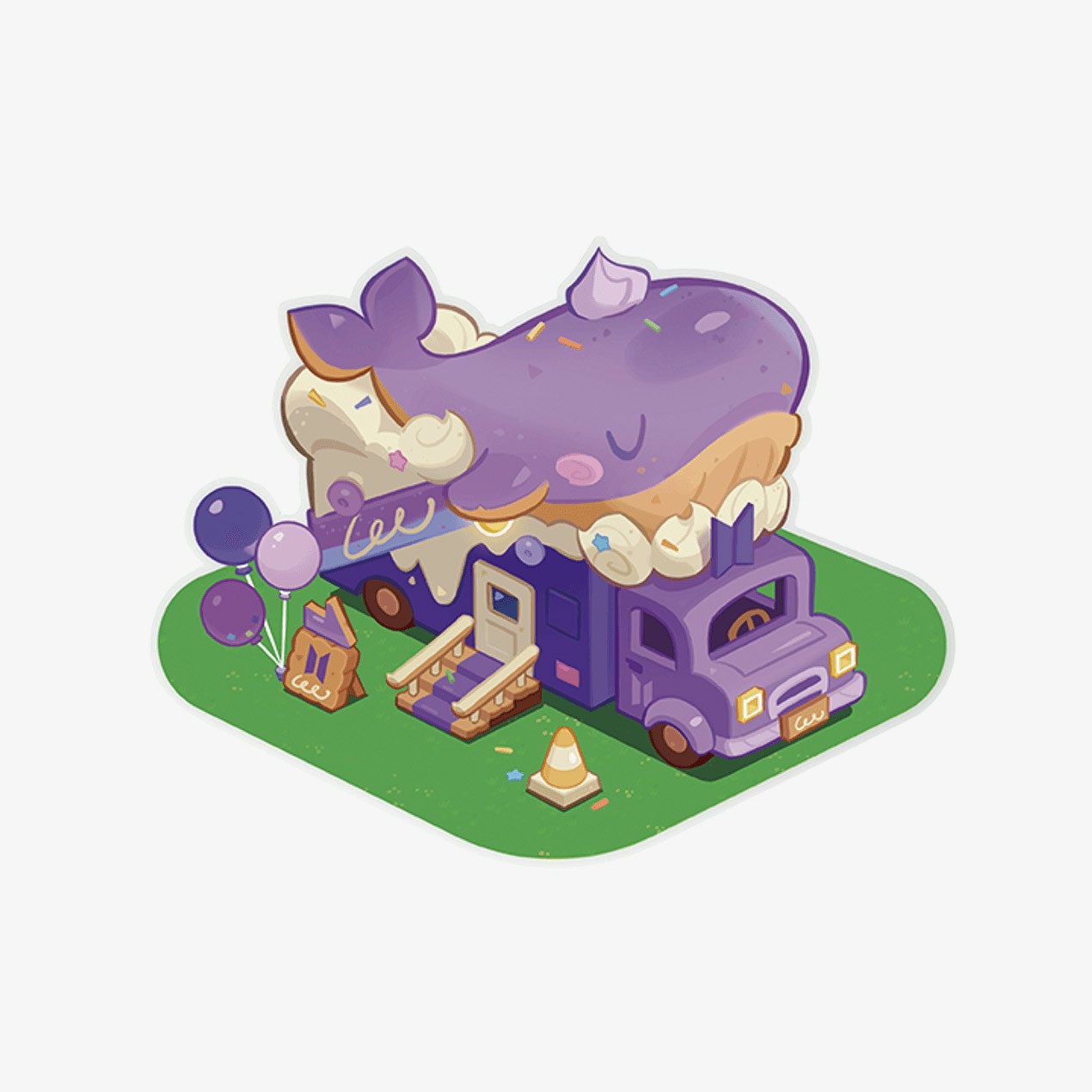 BTS X Cookie Run: Kingdom Goods - Mouse Pad - kpoptown.ca