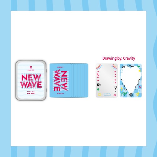 CRAVITY NEW WAVE Goods - TIN CASE PHOTOCARD SET