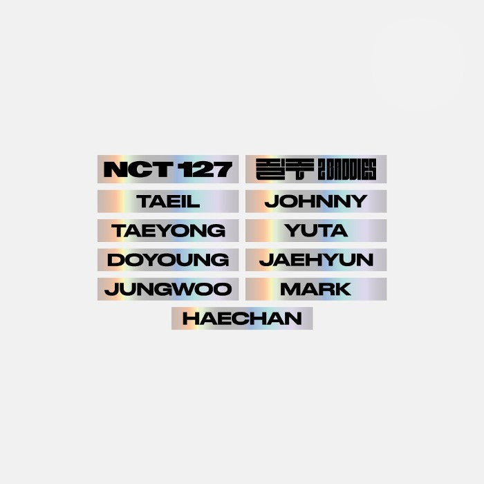 NCT 127 질주 Goods - HOLOGRAM STICKER SET - kpoptown.ca