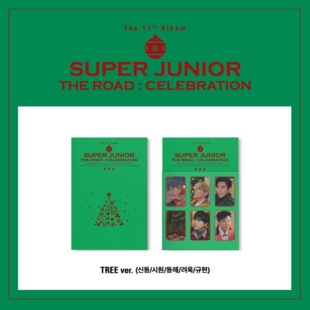 SUPER JUNIOR 11th Album - Vol.2 'The Road : Celebration' (TREE Ver.) CD + Poster - kpoptown.ca