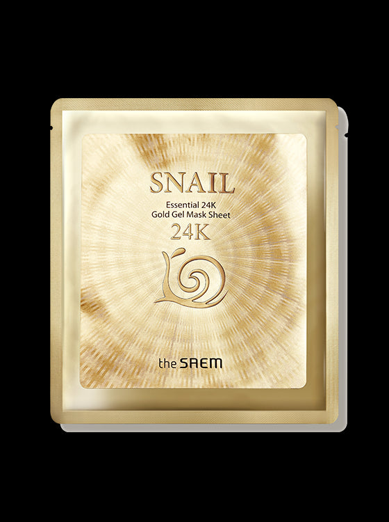[the SAEM] Snail Essential 24K Gold Gel Mask Sheet