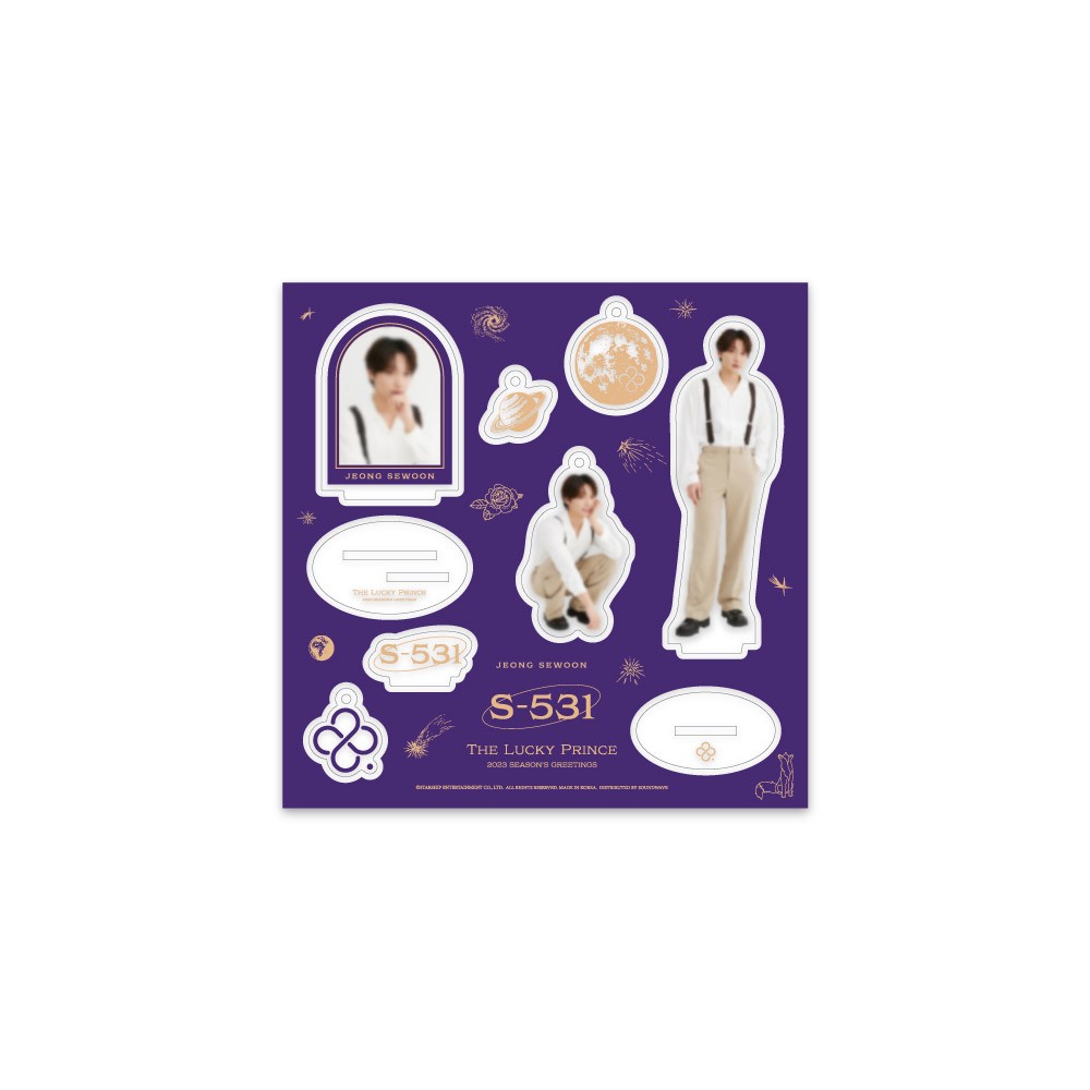 JEONG SEWOON 2023 SEASONS GREETINGS Goods - Acrylic Kit - kpoptown.ca