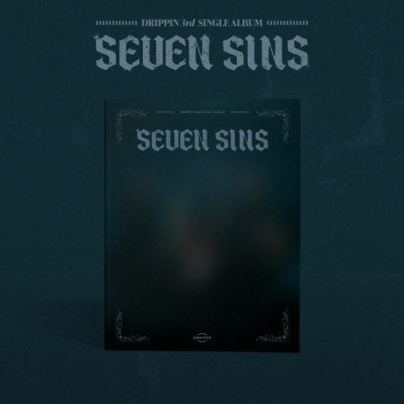 DRIPPIN 3rd Single Album - SEVEN SINS (Dark Ver.) CD + Poster - kpoptown.ca