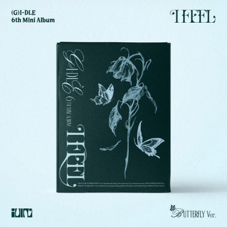 (G)I-DLE 6th Mini Album - I feel (Butterfly Ver.) CD + Poster - kpoptown.ca