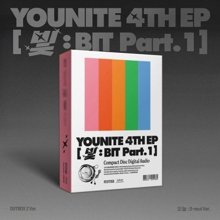 YOUNITE 4th EP Album - 빛 : BIT Part.1 (O-neul Ver.) CD + Poster - kpoptown.ca