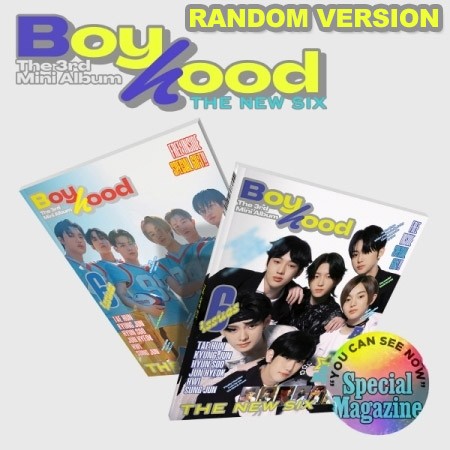 THE NEW SIX (TNX) 3rd Mini Album - BOYHOOD (Random Ver.) CD - kpoptown.ca