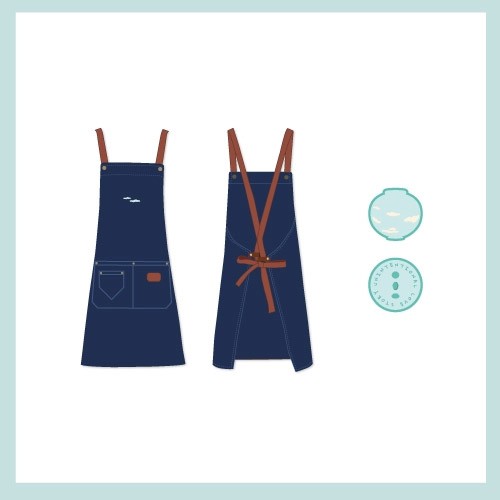 Unintentional Love Story Official Goods - APRON + WAPPEN SET - kpoptown.ca