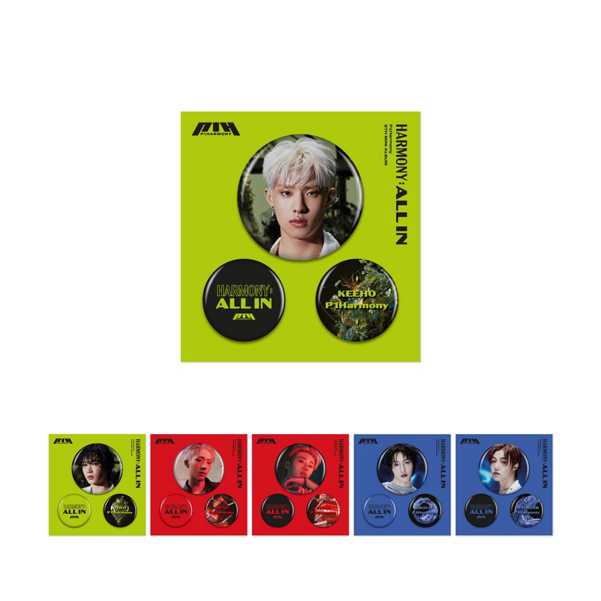 P1Harmony HARMONY : ALL IN Goods - PIN BUTTON SET - kpoptown.ca