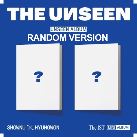 SHOWNU X HYUNGWON 1st Mini Album - THE UNSEEN (Random Ver.) CD - kpoptown.ca