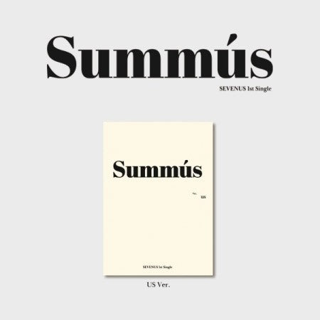 SEVENUS 1st Single Album - SUMMUS (Us Ver.) CD - kpoptown.ca