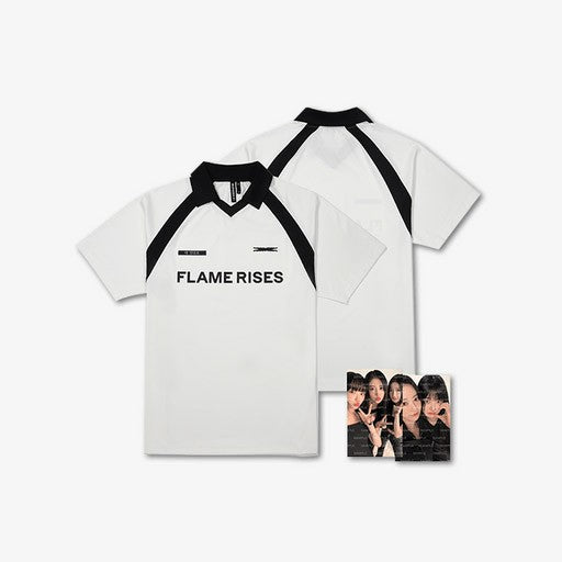 LE SSERAFIM FLAME RISES Goods - Jersey S/S T-Shirt (White