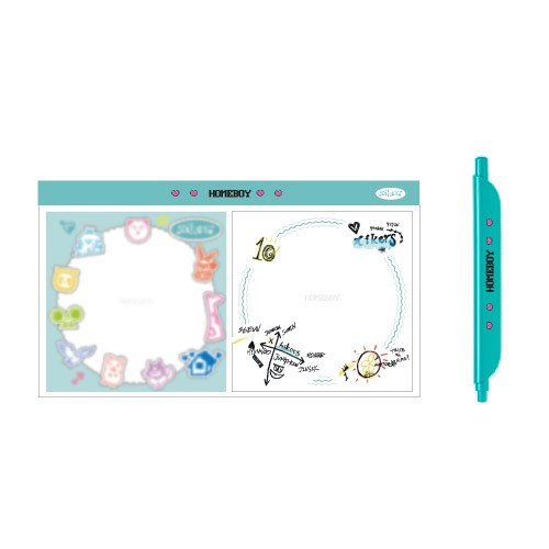 xikers HOMEBOY POP-UP CAFE Goods - MEMO + PEN - kpoptown.ca