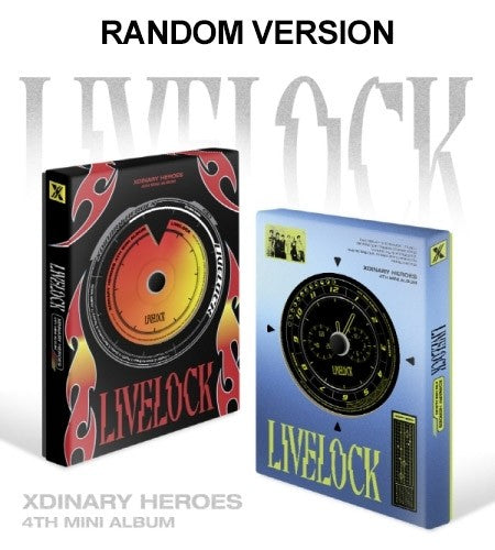 Xdinary Heroes 4th Mini Album - Livelock (Random Ver.) CD - kpoptown.ca
