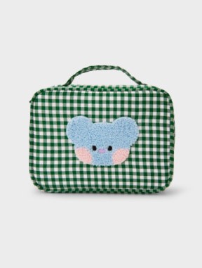 BT21 Line Friends Collaboration - minini Check Pouch - kpoptown.ca