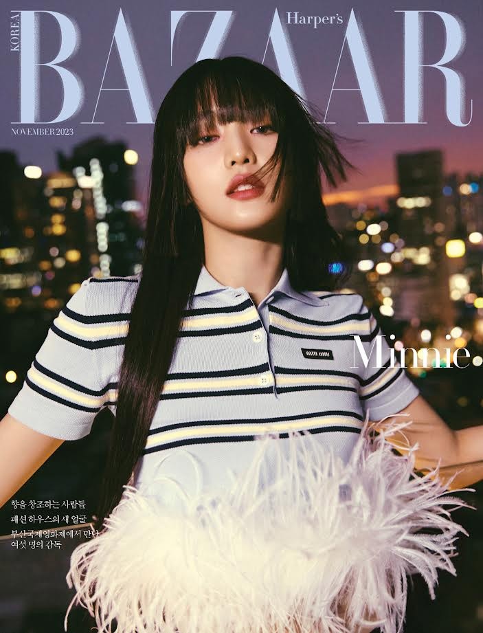 Magazine BAZAAR KOREA 2023-11 Type.D IVE, (G)I-DLE - kpoptown.ca