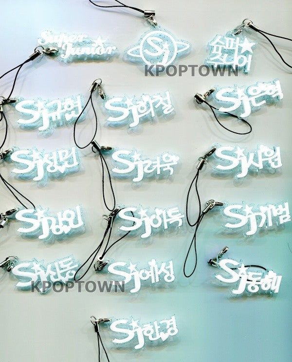 Embossed Carving Mobile strap of Super junior Superjunior - kpoptown.ca