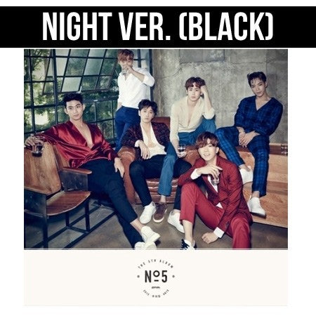 2PM Fifth Album - No.5 CD : NIGHT Version (Black) - kpoptown.ca