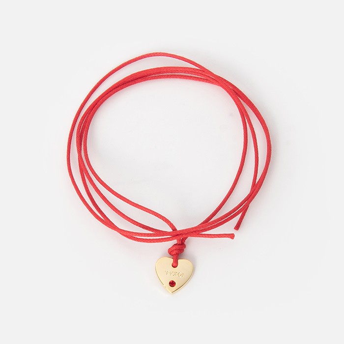 TVXQ HEART CHARM BRACELET - kpoptown.ca