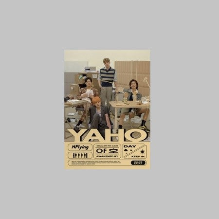 N.Flying 6th Mini Album - YAHO (Awakened By ver) CD + Poster - kpoptown.ca