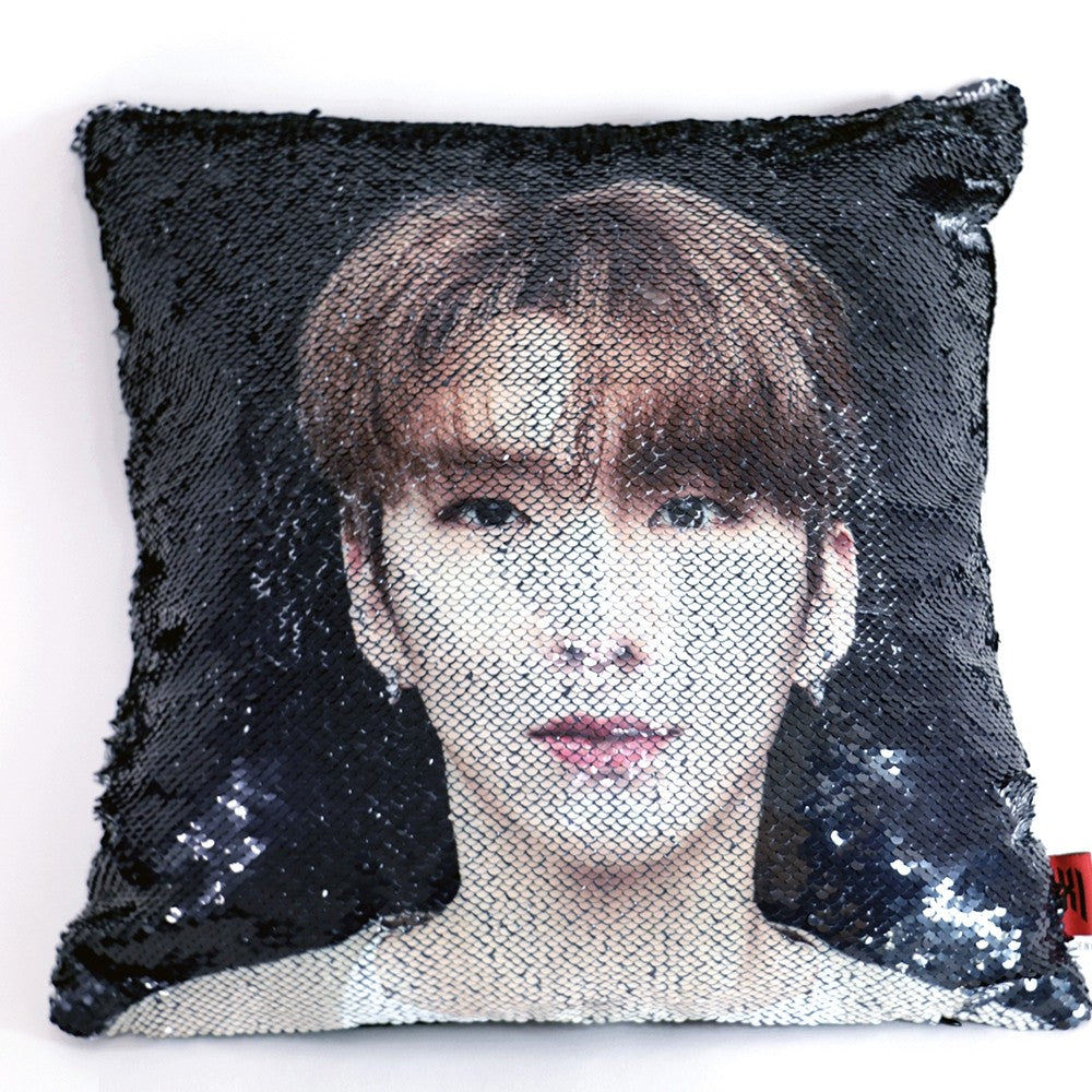 MONSTA X WE ARE HERE Goods - GLITTER CUSHION - kpoptown.ca