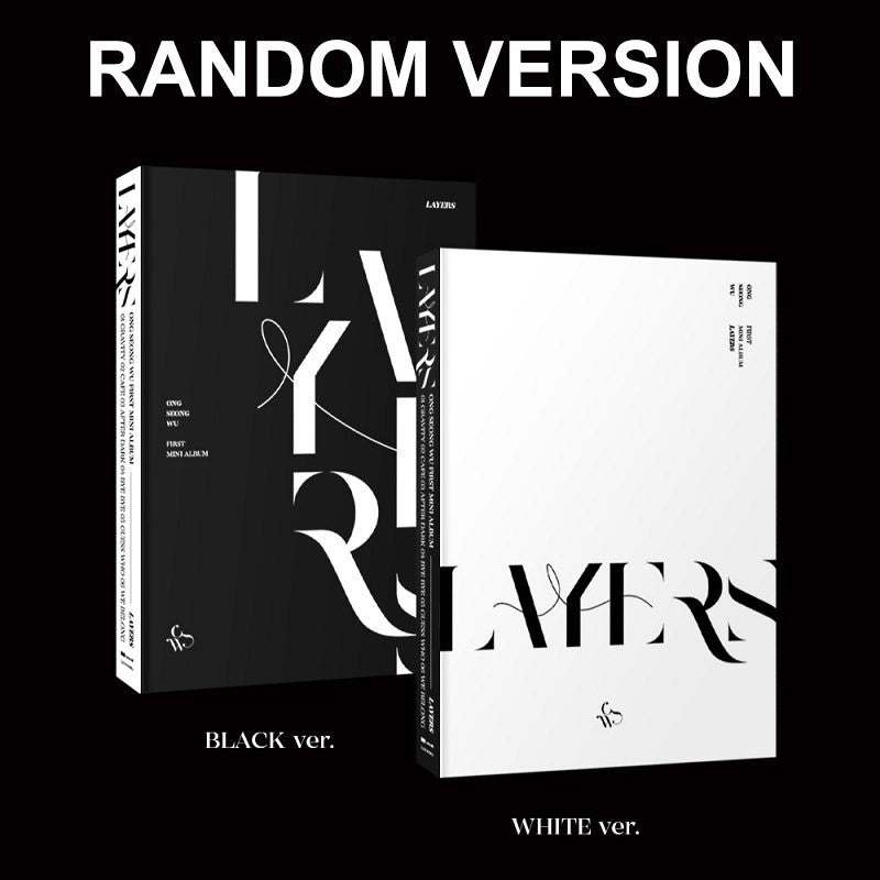 ONG SEONG WU 1st Mini Album - LAYERS (Random ver.) CD + Poster - kpoptown.ca
