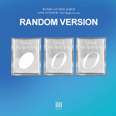 WONHO 1st Mini Album - LOVE SYNONYM 1. Right for me (Random Ver.) CD - kpoptown.ca