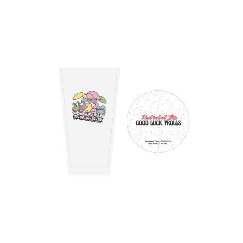 Red Velvet TROLLS POP UP STORE GLASS COASTER SET