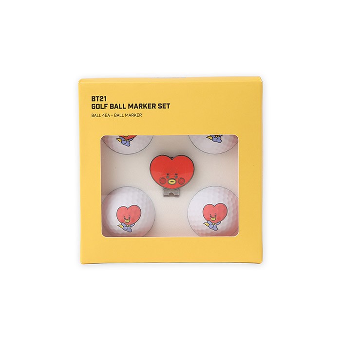 [BT21] BTS CXC GOLF Goods - Baby Golf Ball Marker Set - kpoptown.ca