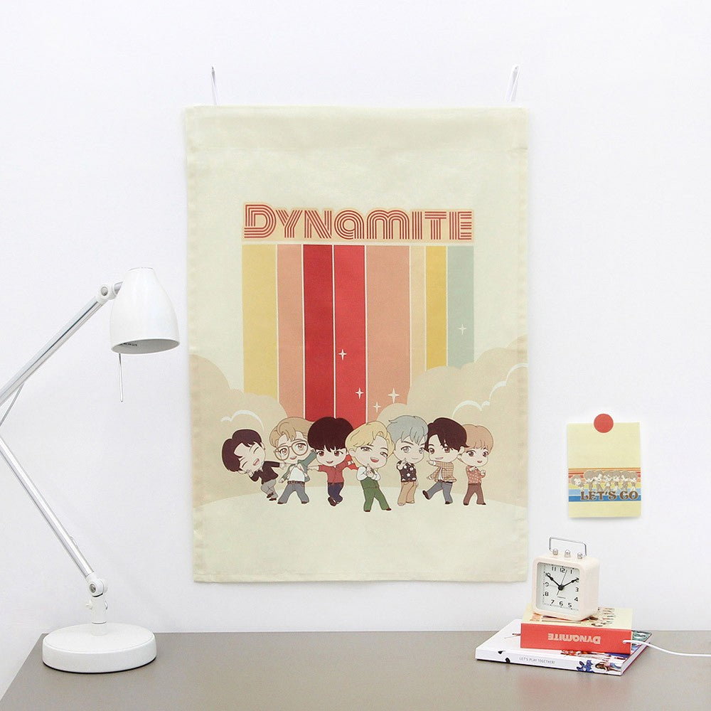 BTS x TinyTAN Dynamite Goods - FABRIC POSTER - kpoptown.ca