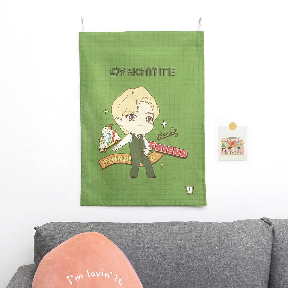 BTS x TinyTAN Dynamite Goods - FABRIC POSTER - kpoptown.ca