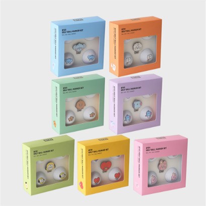 [BT21] BTS CXC GOLF Goods - Baby Golf Ball Marker Set - kpoptown.ca