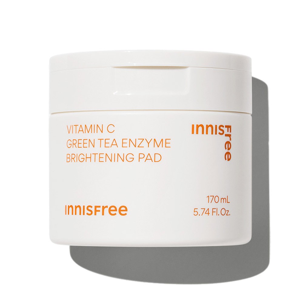 [INNISFREE] VITAMIN C GREEN TEA ENZYME BRIGHTENING PAD 60P / 170ml_167043.jpg