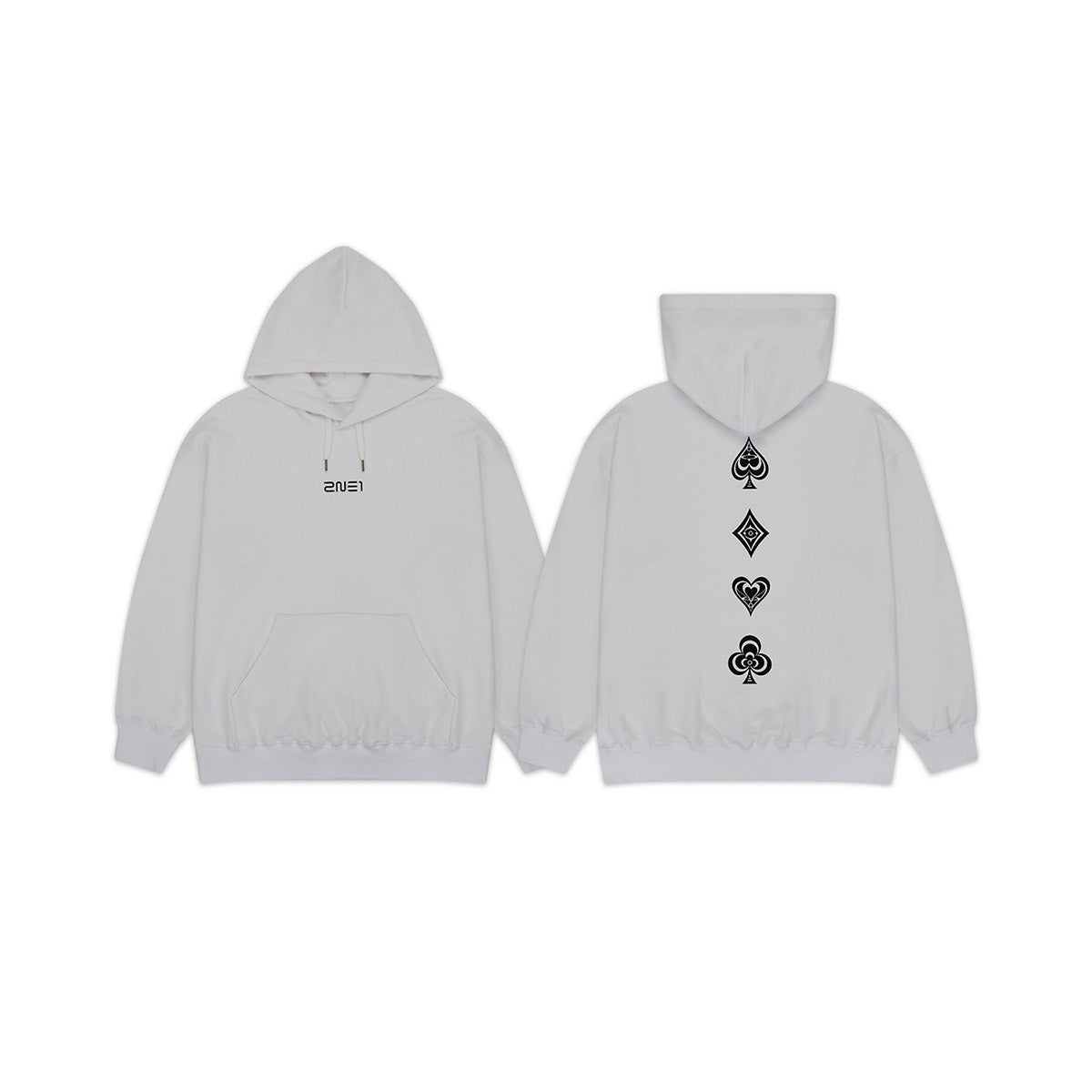 2NE1 WELCOMEBACK Goods - GRAPHIC HOODIE_GREY_164744.jpg