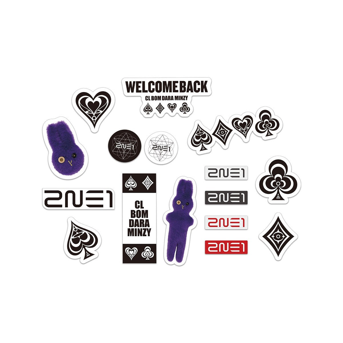 2NE1 WELCOMEBACK Goods - REMOVABLE STICKER PACK_164733.jpg