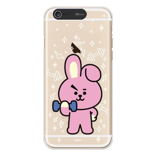 [BT21] Clear Light Up Case iPhone6/6S (Soft) - kpoptown.ca