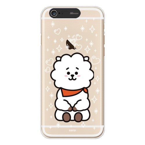 [BT21] Clear Light Up Case iPhone6/6S (Soft) - kpoptown.ca