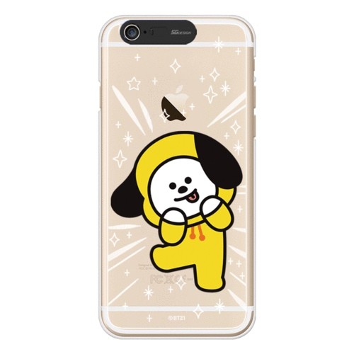 [BT21] Clear Light Up Case iPhone6+/6S+ (Soft) - kpoptown.ca