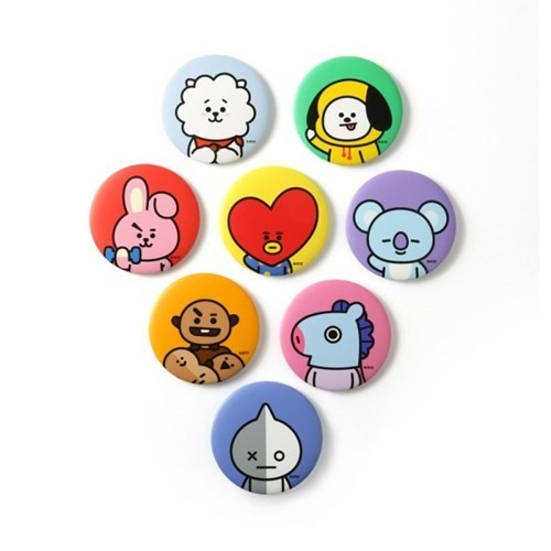 [BT21] BTS Monopoly Collaboration Goods - Pocket Mirror - kpoptown.ca