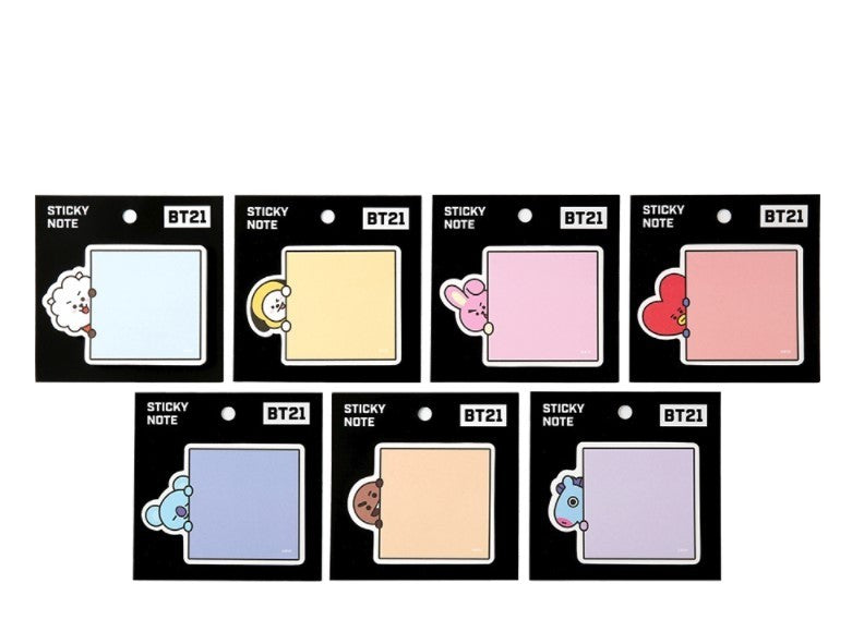 [BT21] BTS Monopoly Collaboration Goods - Sticky Note (Square Type) - kpoptown.ca