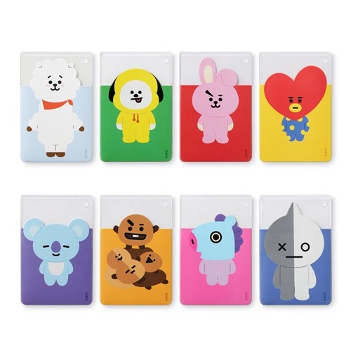 [BT21] BTS Monopoly Collaboration Goods -Clear Card Case - kpoptown.ca