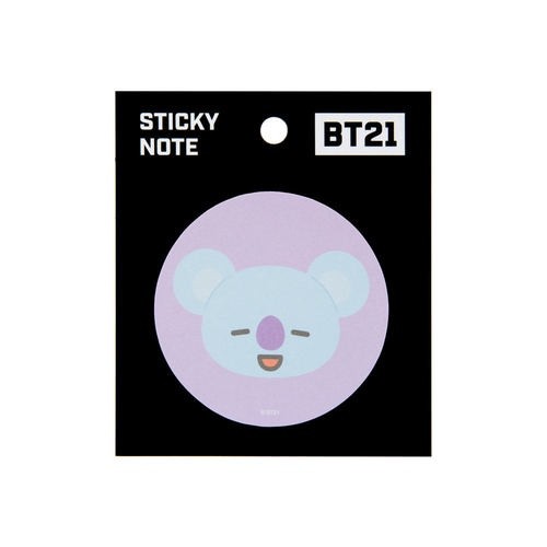 [BT21] BTS Monopoly Collaboration Goods - Sticky Note (Circle Type) - kpoptown.ca