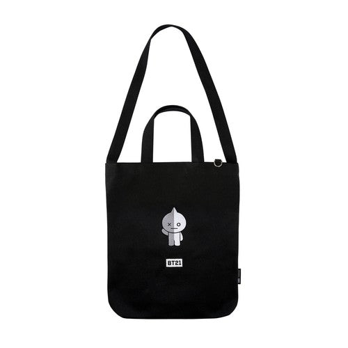 [BT21] BTS Monopoly Collaboration Goods - Eco Bag (BLACK) - kpoptown.ca