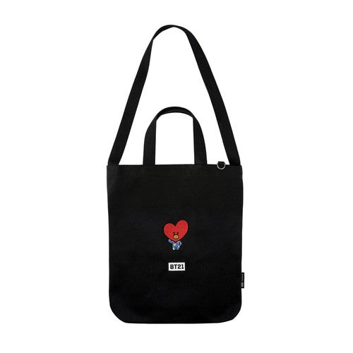 [BT21] BTS Monopoly Collaboration Goods - Eco Bag (BLACK) - kpoptown.ca