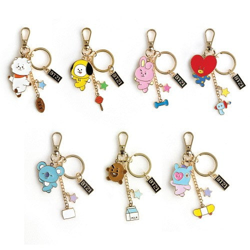 [BT21] BTS Monopoly Collaboration - Metal Keyring - kpoptown.ca